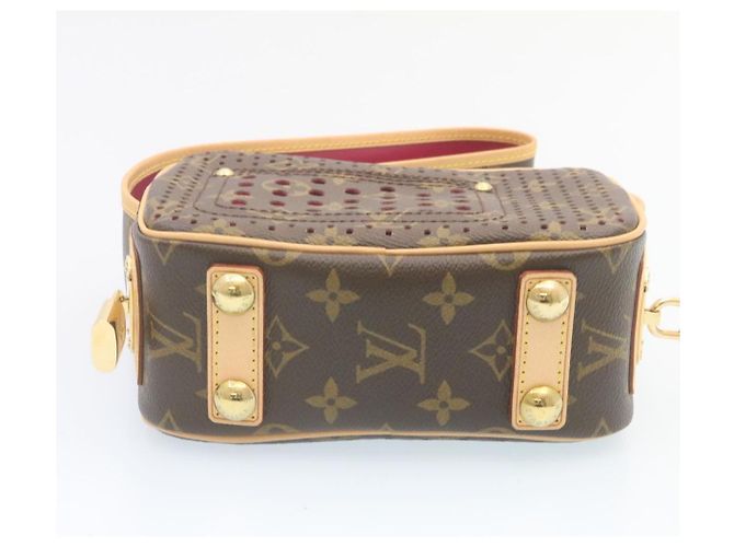 LOUIS VUITTON Borsa a Spalla Mini Trocadero Monogram Perfo M95175 LV Auth 28917SAV Fuschia - vista 5