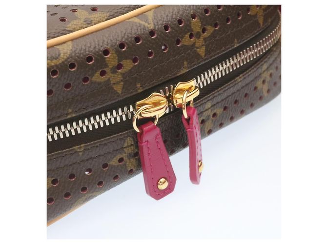 LOUIS VUITTON Borsa a Spalla Mini Trocadero Monogram Perfo M95175 LV Auth 28917SAV Fuschia - vista 9