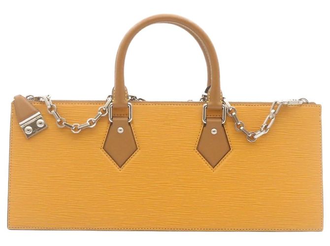LOUIS VUITTON Borsa Tricot Epi San Fran 2way Gialla M52805 Auth ar6465SV Giallo - vista 13