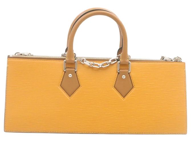 LOUIS VUITTON Borsa Tricot Epi San Fran 2way Gialla M52805 Auth ar6465SV Giallo - vista 2
