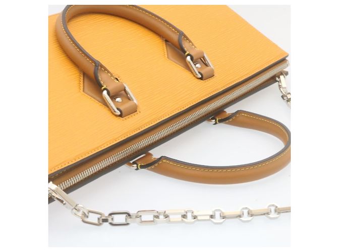 LOUIS VUITTON Borsa Tricot Epi San Fran 2way Gialla M52805 Auth ar6465SV Giallo - vista 6