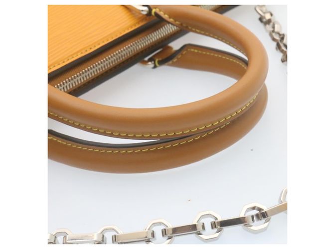 LOUIS VUITTON Borsa Tricot Epi San Fran 2way Gialla M52805 Auth ar6465SV Giallo - vista 7