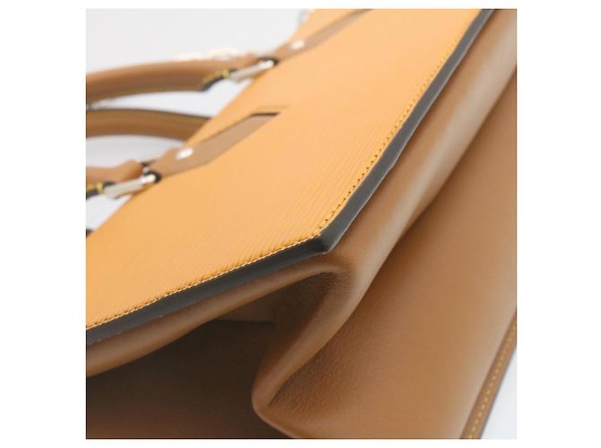 LOUIS VUITTON Borsa Tricot Epi San Fran 2way Gialla M52805 Auth ar6465SV Giallo - vista 9
