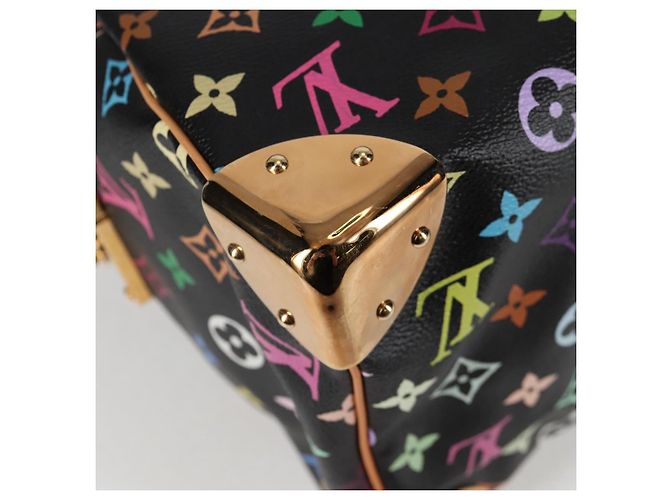 LOUIS VUITTON Handtasche Speedy 30 Monogram Multicolor Schwarz M92642 Auth 125838SAV - Ansicht 16
