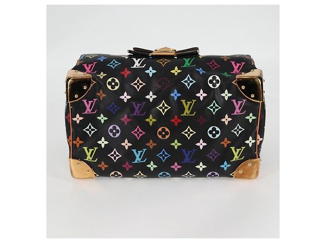 LOUIS VUITTON Handtasche Speedy 30 Monogram Multicolor Schwarz M92642 Auth 125838SAV - Ansicht 5