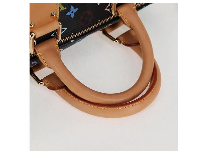 LOUIS VUITTON Handtasche Speedy 30 Monogram Multicolor Schwarz M92642 Auth 125838SAV - Ansicht 7