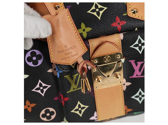 LOUIS VUITTON Handtasche Speedy 30 Monogram Multicolor Schwarz M92642 Auth 125838SAV - Ansicht 9