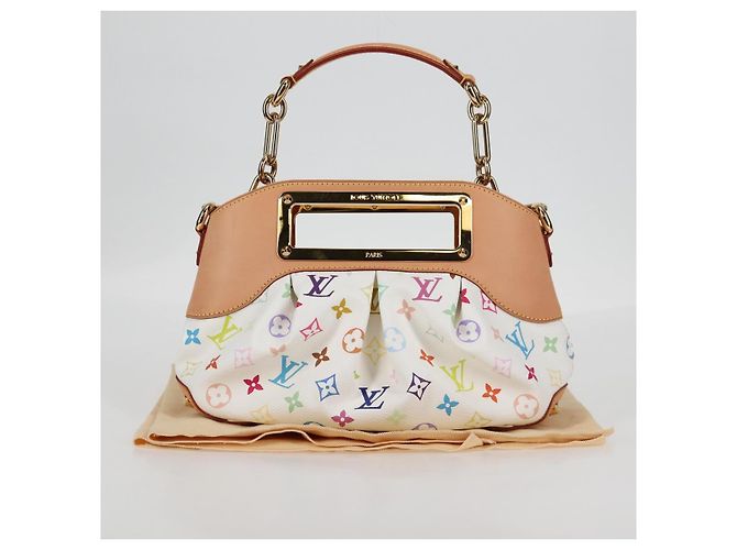 LOUIS VUITTON Schultertasche Judy PM Monogramm Multicolor Weiß M40257 Auth BA3564SAV - Ansicht 12