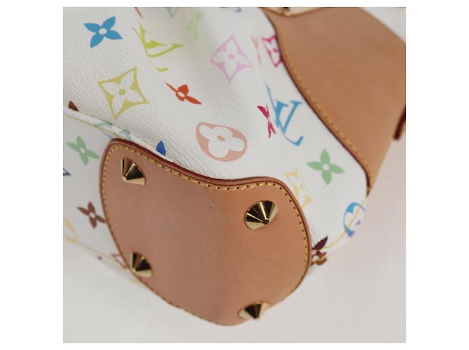 LOUIS VUITTON Schultertasche Judy PM Monogramm Multicolor Weiß M40257 Auth BA3564SAV - Ansicht 15