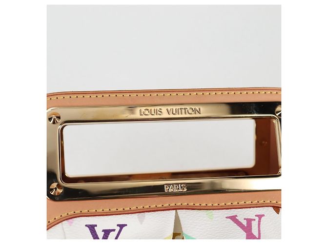 LOUIS VUITTON Schultertasche Judy PM Monogramm Multicolor Weiß M40257 Auth BA3564SAV - Ansicht 17