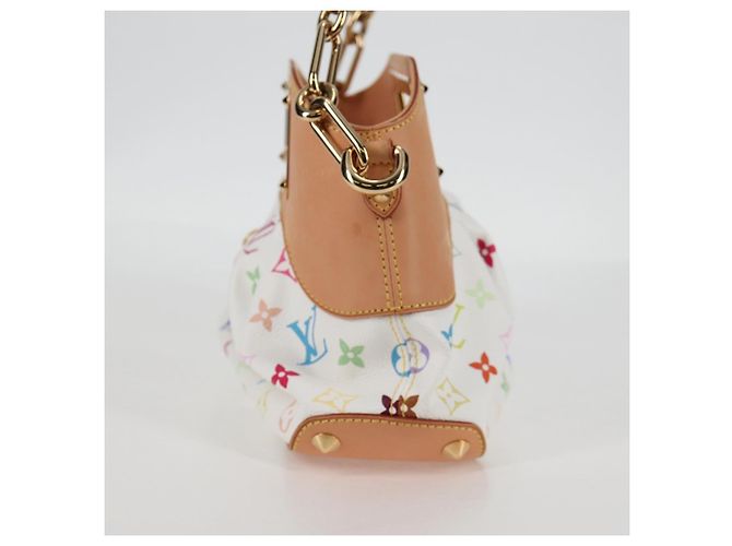 LOUIS VUITTON Schultertasche Judy PM Monogramm Multicolor Weiß M40257 Auth BA3564SAV - Ansicht 4