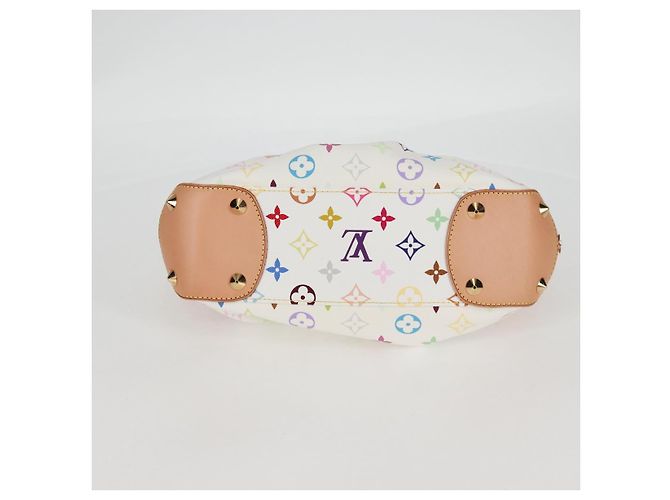 LOUIS VUITTON Schultertasche Judy PM Monogramm Multicolor Weiß M40257 Auth BA3564SAV - Ansicht 5