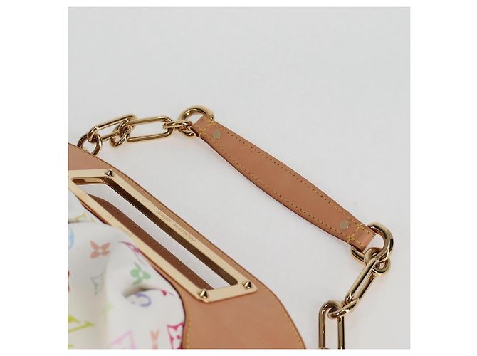 LOUIS VUITTON Schultertasche Judy PM Monogramm Multicolor Weiß M40257 Auth BA3564SAV - Ansicht 8