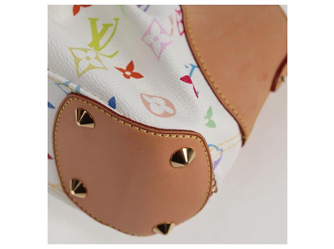 LOUIS VUITTON Schultertasche Judy PM Monogramm Multicolor Weiß M40257 Auth BA3564SAV - Ansicht 9