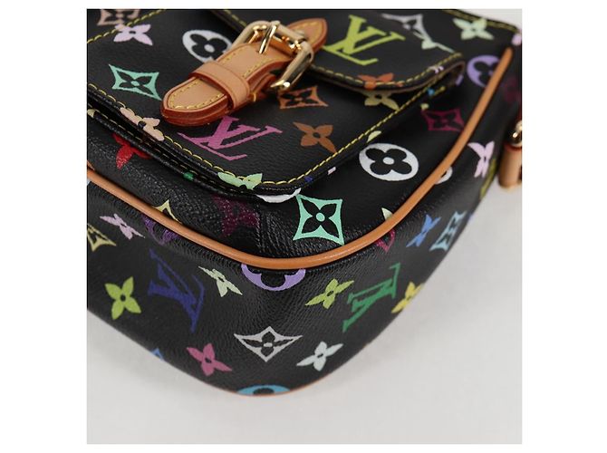 LOUIS VUITTON Bolsa de Mão Lodge PM Monograma Multicolorido Preto M40054 LV Auth 130195SV - vista 15