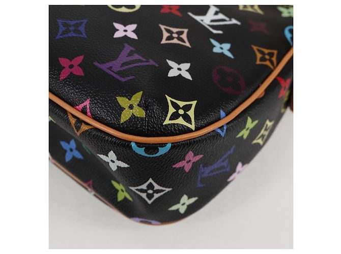 LOUIS VUITTON Bolsa de Mão Lodge PM Monograma Multicolorido Preto M40054 LV Auth 130195SV - vista 17