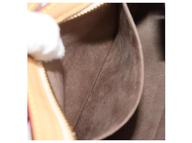 LOUIS VUITTON Bolsa de Mão Lodge PM Monograma Multicolorido Preto M40054 LV Auth 130195SV - vista 23