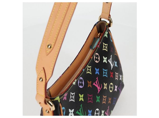 LOUIS VUITTON Bolsa de Mão Lodge PM Monograma Multicolorido Preto M40054 LV Auth 130195SV - vista 6