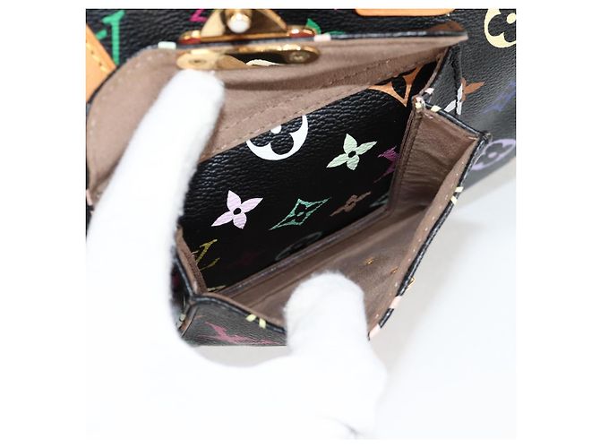 LOUIS VUITTON Handtasche Speedy 30 Monogram Multicolor Schwarz M92642 Auth 128856SAV - Ansicht 19