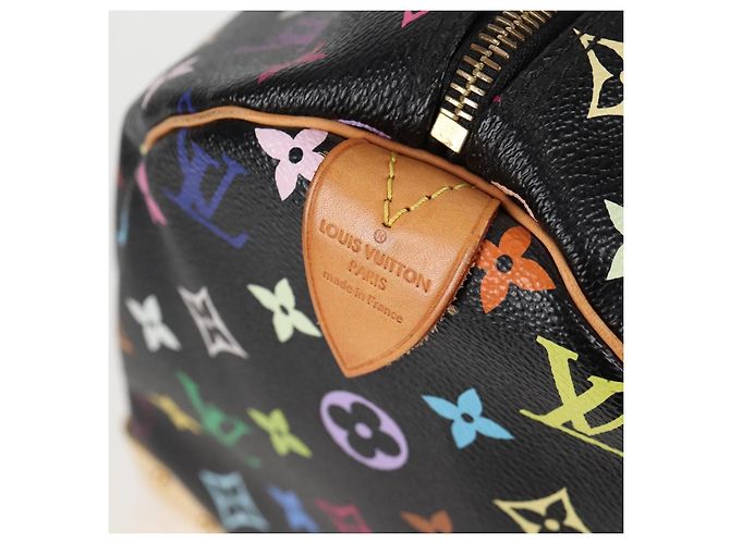 LOUIS VUITTON Handtasche Speedy 30 Monogram Multicolor Schwarz M92642 Auth 128856SAV - Ansicht 20