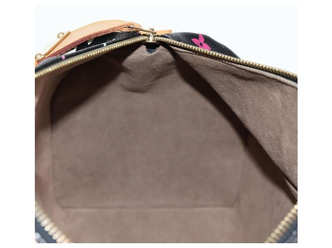 LOUIS VUITTON Handtasche Speedy 30 Monogram Multicolor Schwarz M92642 Auth 128856SAV - Ansicht 22