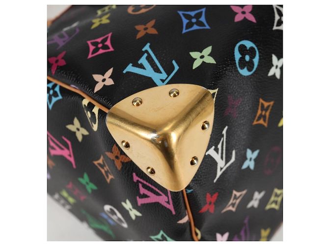 LOUIS VUITTON Handtasche Speedy 30 Monogram Multicolor Schwarz M92642 Auth 128856SAV - Ansicht 9