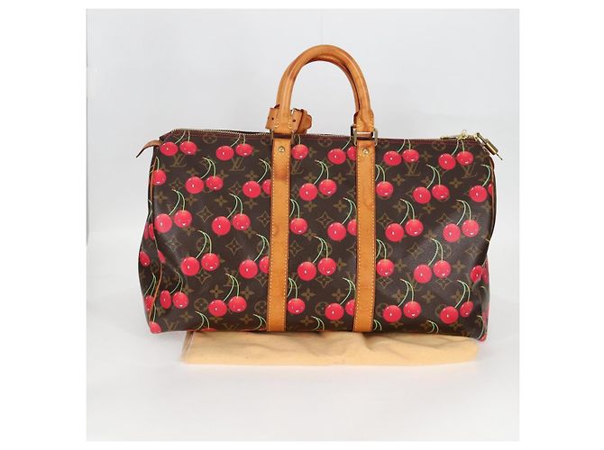 LOUIS VUITTON Monogram Kirsche Keepall 45 Boston Tasche M95011 LV Auth MX506V Monogramm - Ansicht 12