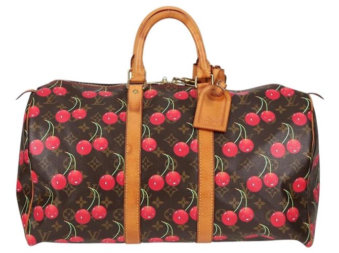 LOUIS VUITTON Monogram Kirsche Keepall 45 Boston Tasche M95011 LV Auth MX506V Monogramm - Ansicht 13