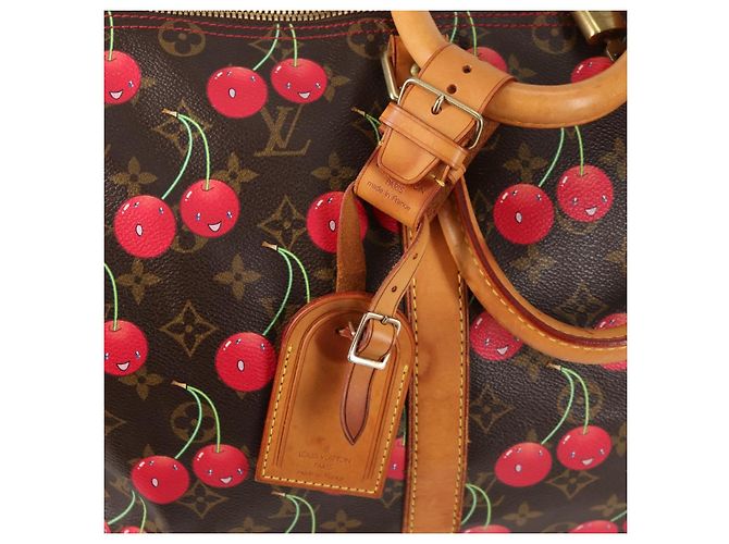 LOUIS VUITTON Monogram Kirsche Keepall 45 Boston Tasche M95011 LV Auth MX506V Monogramm - Ansicht 17