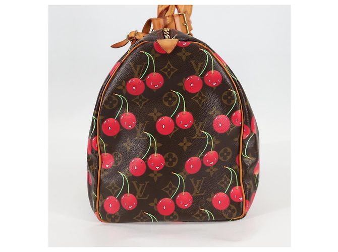 LOUIS VUITTON Monogram Kirsche Keepall 45 Boston Tasche M95011 LV Auth MX506V Monogramm - Ansicht 3