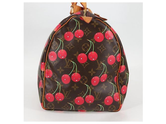LOUIS VUITTON Monogram Kirsche Keepall 45 Boston Tasche M95011 LV Auth MX506V Monogramm - Ansicht 4