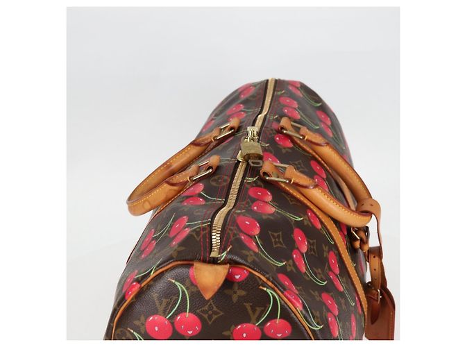 LOUIS VUITTON Monogram Kirsche Keepall 45 Boston Tasche M95011 LV Auth MX506V Monogramm - Ansicht 6