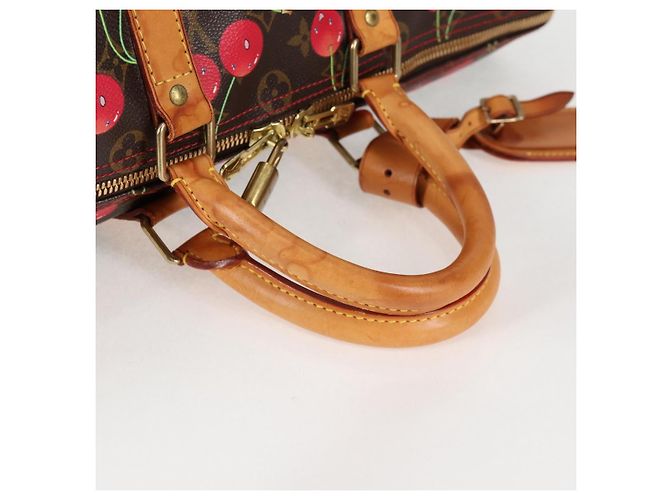 LOUIS VUITTON Monogram Kirsche Keepall 45 Boston Tasche M95011 LV Auth MX506V Monogramm - Ansicht 7