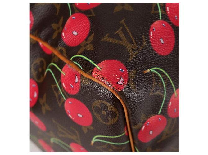LOUIS VUITTON Monogram Kirsche Keepall 45 Boston Tasche M95011 LV Auth MX506V Monogramm - Ansicht 9