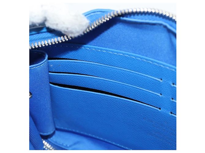 LOUIS VUITTON Monogram Clouds Soft Trunk Wallet Borsa Blu M45432 LV Auth 128464SAM - vista 23