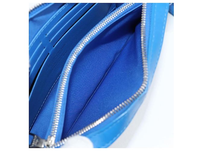 LOUIS VUITTON Monogram Clouds Soft Trunk Wallet Borsa Blu M45432 LV Auth 128464SAM - vista 25