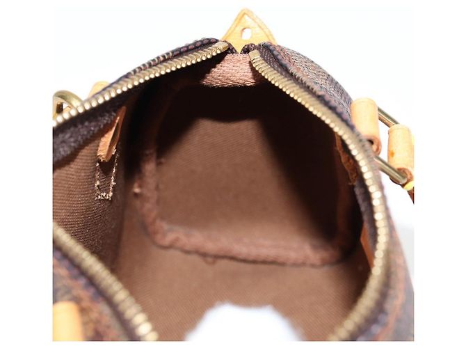 LOUIS VUITTON Mini Speedy Borsa a Mano Damier Ebene SPO N41536 LV Auth 131209SV - vista 19