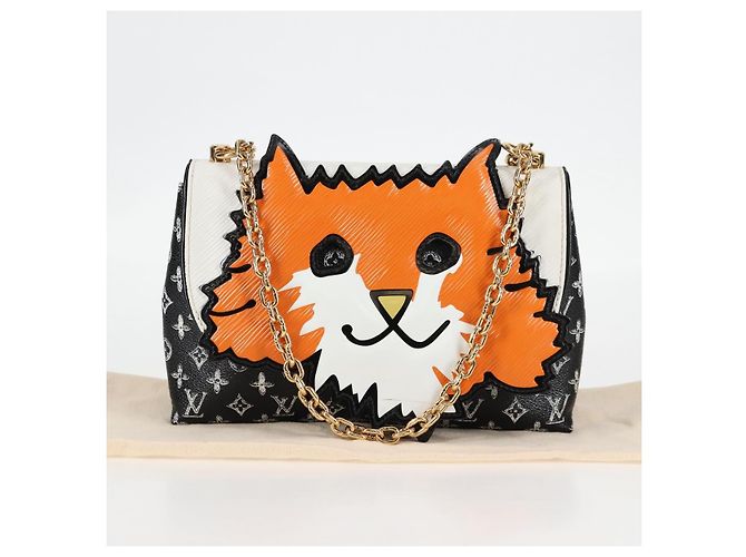 LOUIS VUITTON Catgram Sac à épaule Cat Pochette Noir M52935 LV Auth 130472SM - vue 12