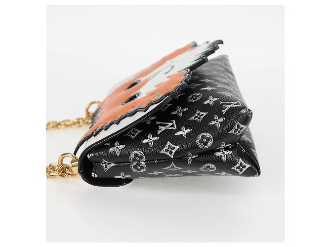 LOUIS VUITTON Catgram Sac à épaule Cat Pochette Noir M52935 LV Auth 130472SM - vue 4