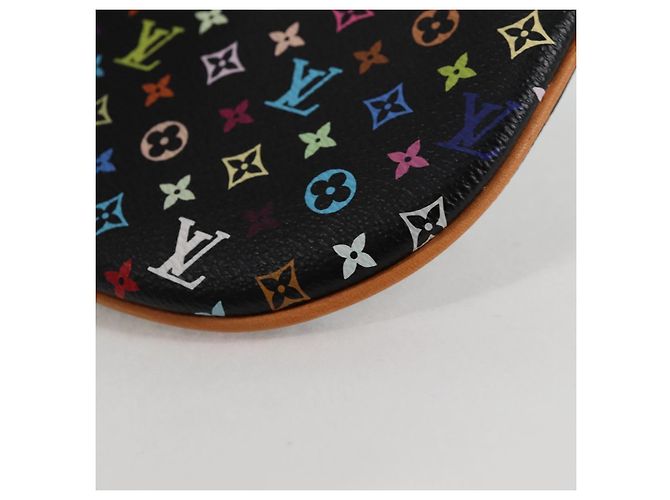 LOUIS VUITTON Monograma Multicolor Pochette GM Bolsa Negra M60030 LV Auth 133668SAV Negro - vista 14