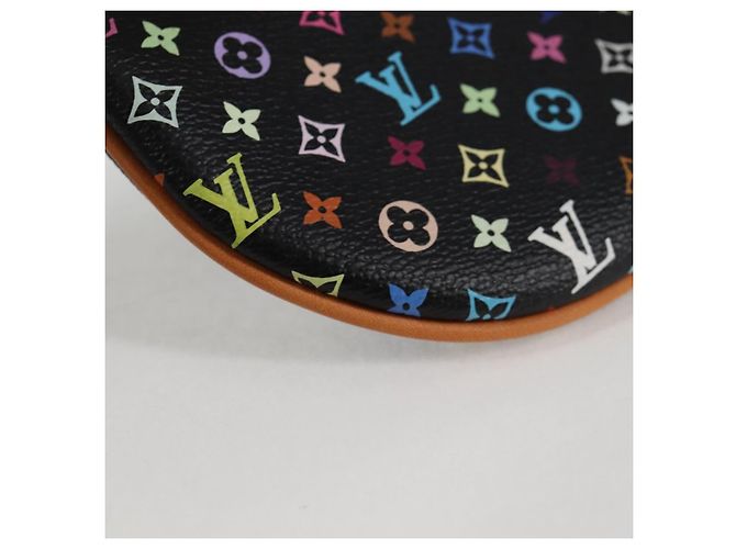 LOUIS VUITTON Monograma Multicolor Pochette GM Bolsa Negra M60030 LV Auth 133668SAV Negro - vista 7