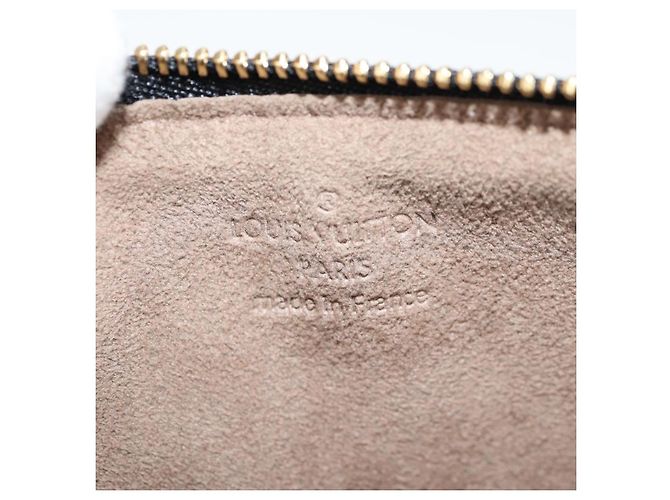LOUIS VUITTON Monograma Multicolor Pochette GM Bolsa Negra M60030 LV Auth 133668SAV Negro - vista 9
