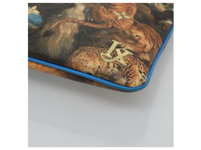 LOUIS VUITTON Pochette Plat Celty Koons Rubens M64617 LV Auth 132960SAM Mehrfarben - Ansicht 15