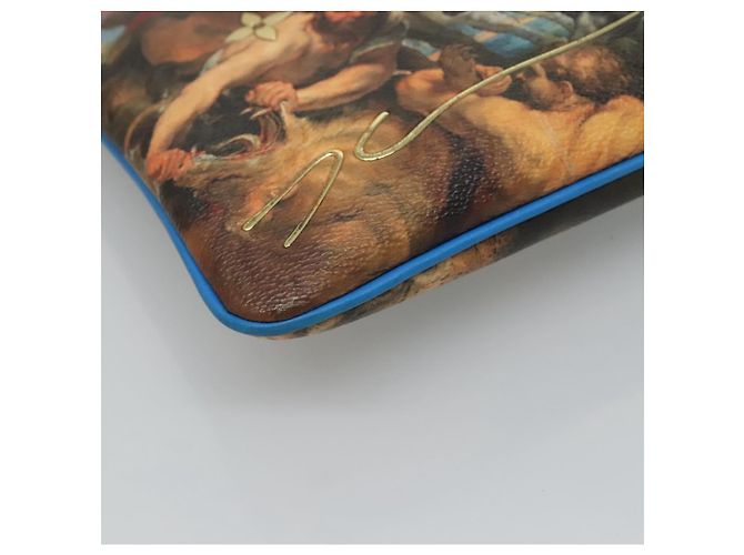 LOUIS VUITTON Pochette Plat Celty Koons Rubens M64617 LV Auth 132960SAM Mehrfarben - Ansicht 16