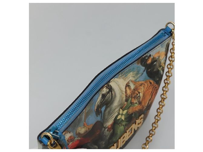 LOUIS VUITTON Pochette Plat Celty Koons Rubens M64617 LV Auth 132960SAM Mehrfarben - Ansicht 6