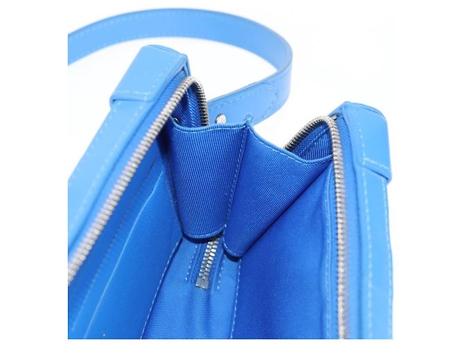 LOUIS VUITTON Monogram Clouds Soft Trunk Wallet Borsa Blu M45432 LV Auth 135581SAM - vista 20