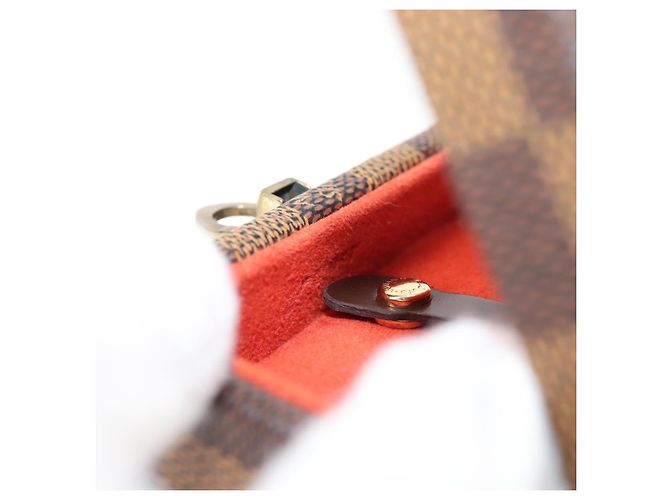 LOUIS VUITTON Damier Ebene Watch case Accessory Case LV Auth 135442SV - view 11