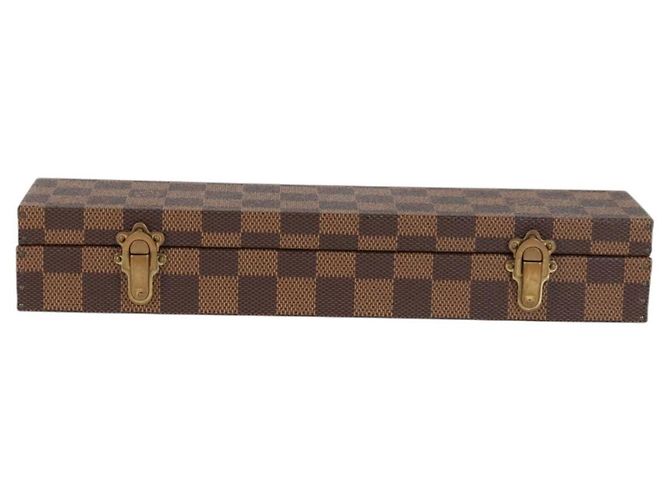 LOUIS VUITTON Damier Ebene Watch case Accessory Case LV Auth 135442SV - view 13