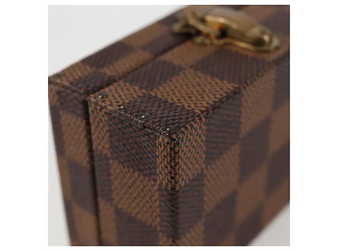LOUIS VUITTON Damier Ebene Watch case Accessory Case LV Auth 135442SV - view 15