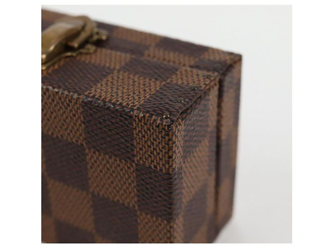 LOUIS VUITTON Damier Ebene Watch case Accessory Case LV Auth 135442SV - view 16
